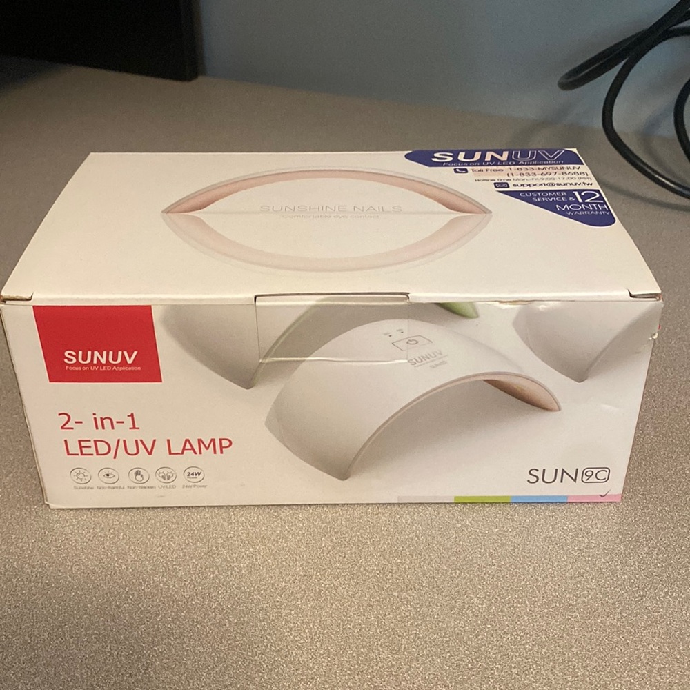 2 in 1 LED/UV Lamp